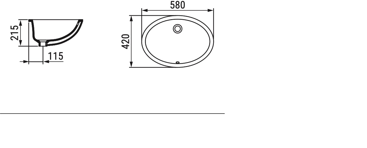 Ceramica Dolomite - disegno tecnico - D3201