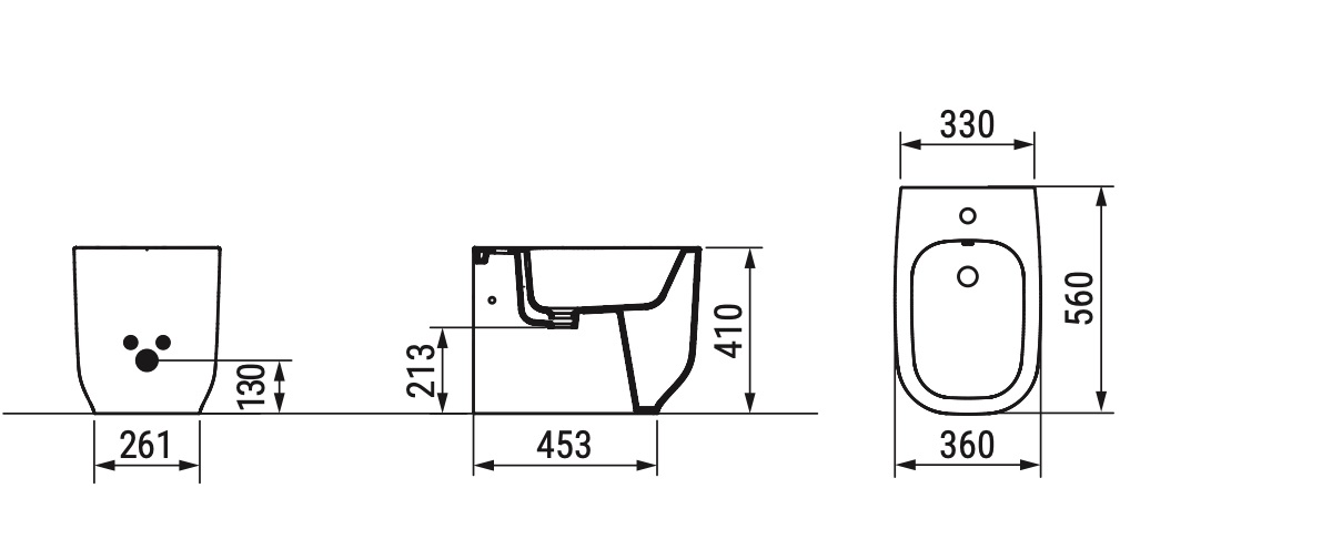 Ceramica Dolomite - disegno tecnico - D5035