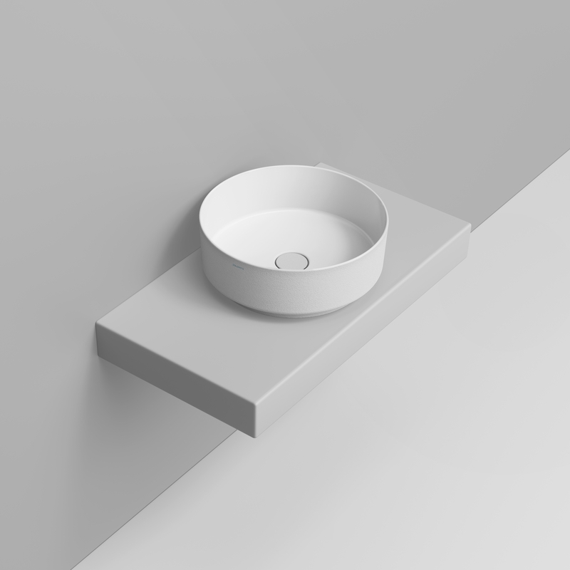 Ceramica Dolomite Vessel basin 44×44 – Noemi - White texture