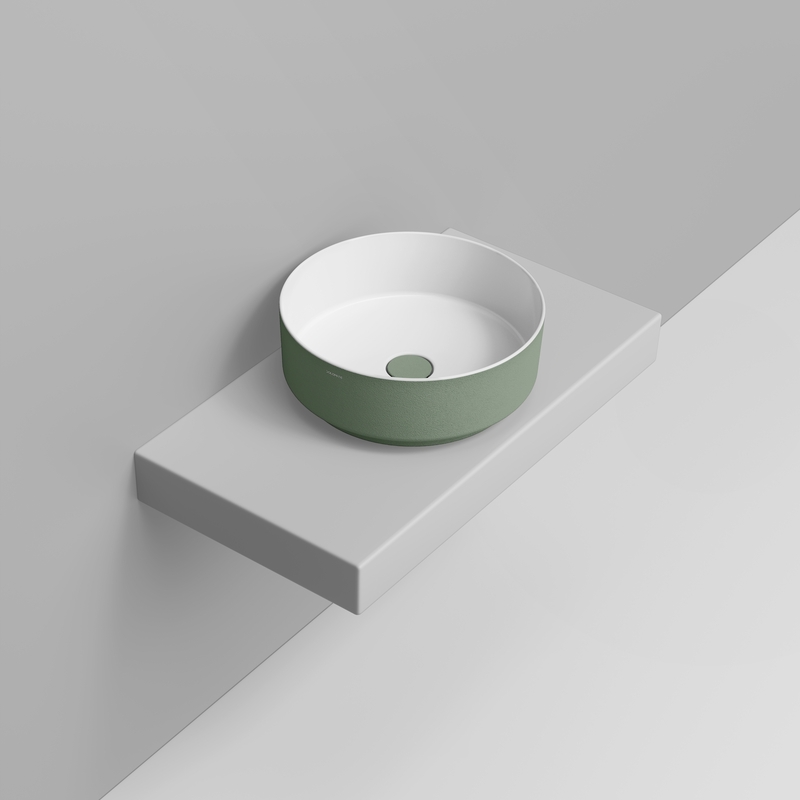 Ceramica Dolomite Vessel basin 44×44 – Noemi - Wild Sage Texture