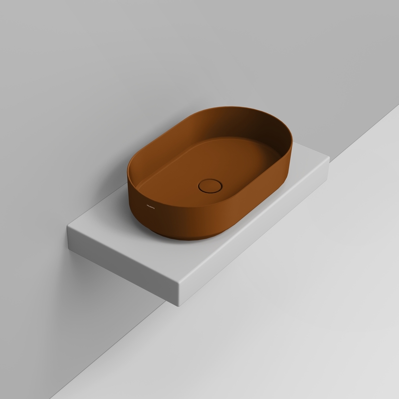 Ceramica Dolomite Vessel basin 60×36 – Noemi - Warm Clay