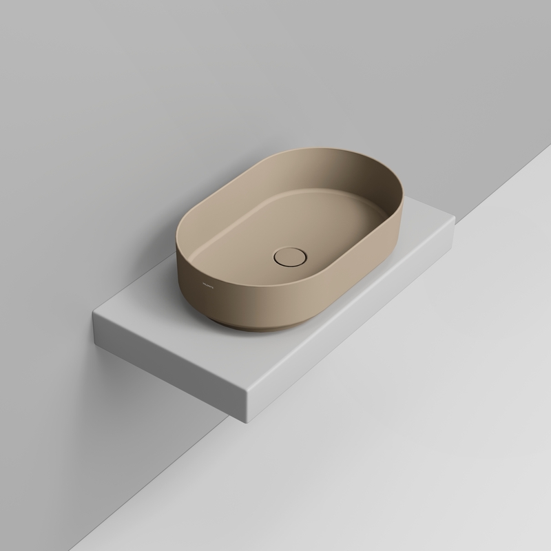 Ceramica Dolomite Vessel basin 60×36 – Noemi - Matt natural beige
