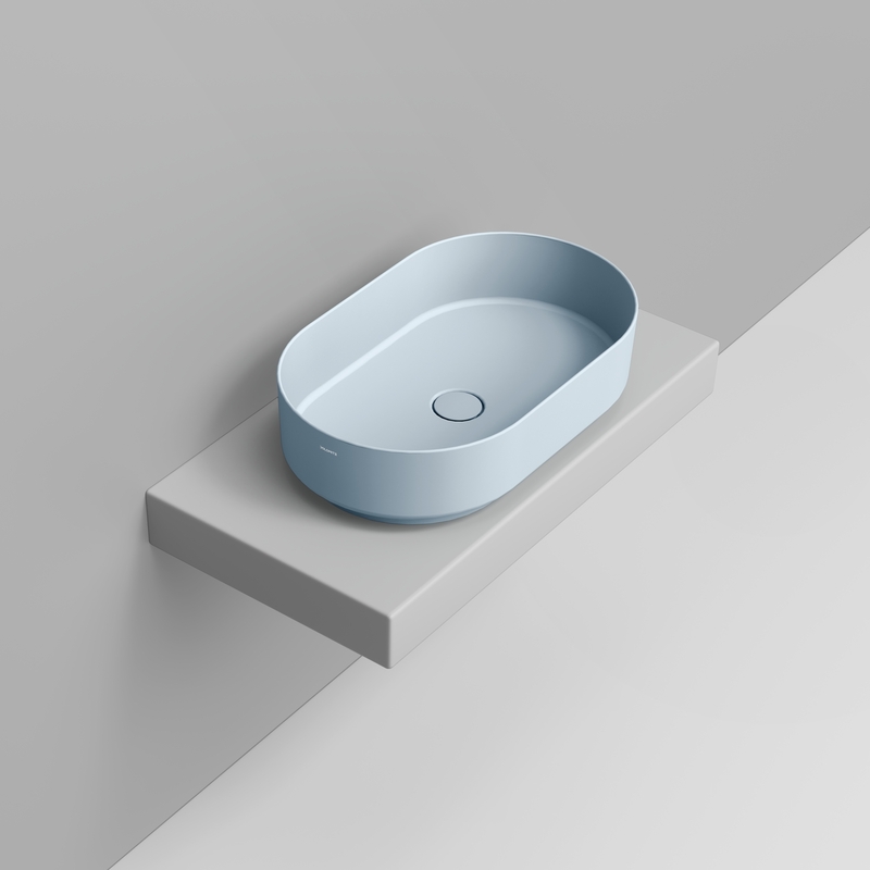 Ceramica Dolomite Vessel basin 60×36 – Noemi - Sky Blue
