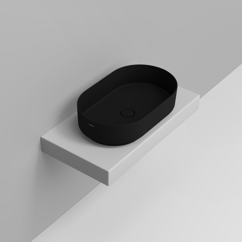 Ceramica Dolomite Vessel basin 60×36 – Noemi - Matt Black