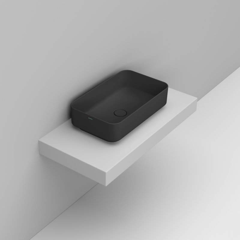 Ceramica Dolomite Lavabo à poser 60×36 – Noemi - Noir mat