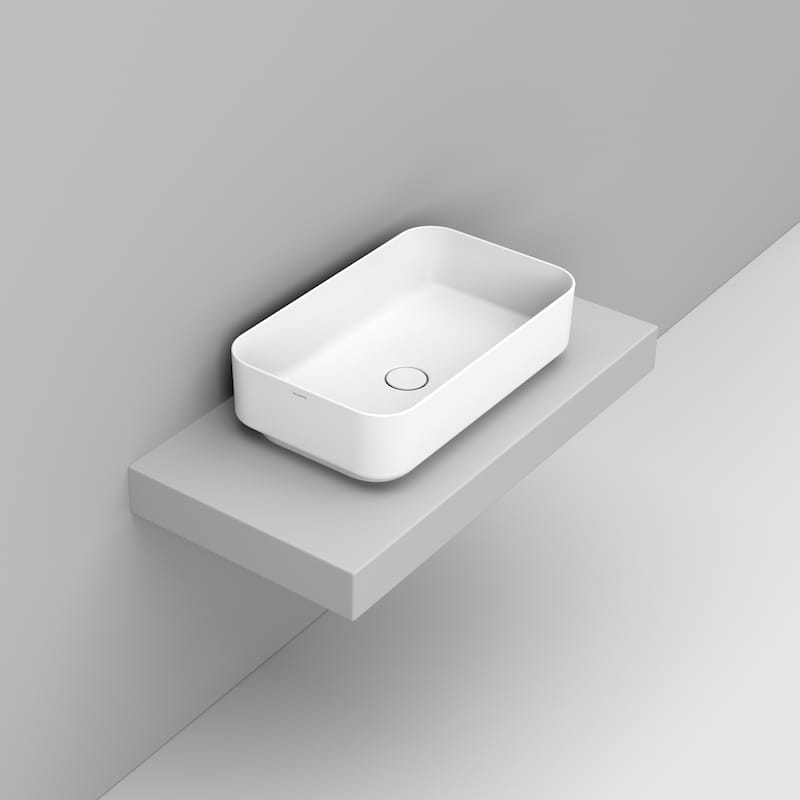 Ceramica Dolomite Lavabo à poser 64×38,5 – Noemi - Blanc mat