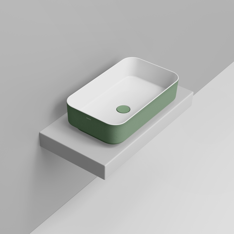 Ceramica Dolomite Vessel basin 64×38,5 – Noemi - Wild Sage Texture