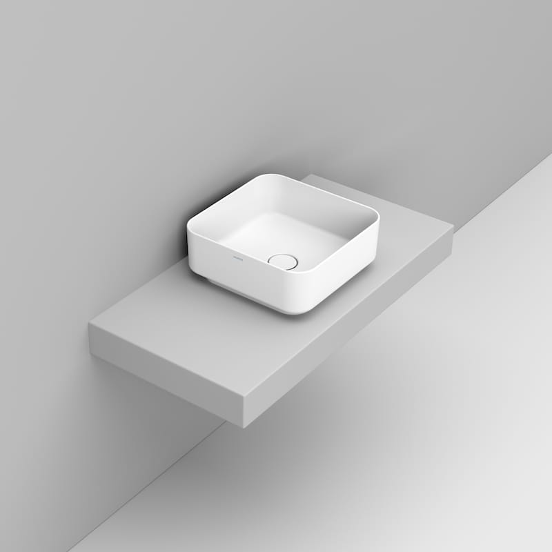 Ceramica Dolomite Vessel basin 40×40 – Noemi - Matt White
