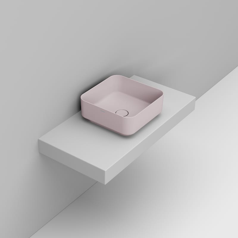 Ceramica Dolomite Vessel basin 40×40 – Noemi - Antique Pink