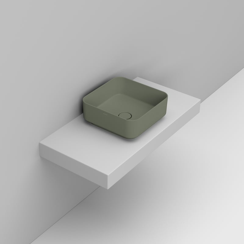 Ceramica Dolomite Vessel basin 40×40 – Noemi - Wild Sage