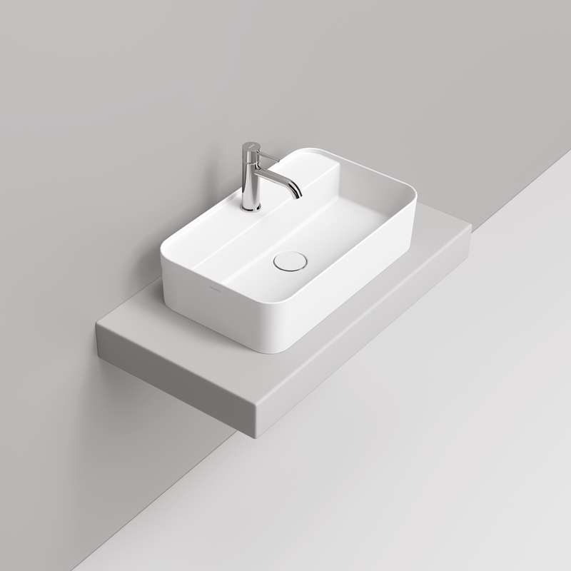 Ceramica Dolomite Vessel basin 60×36 – Noemi - Matt White