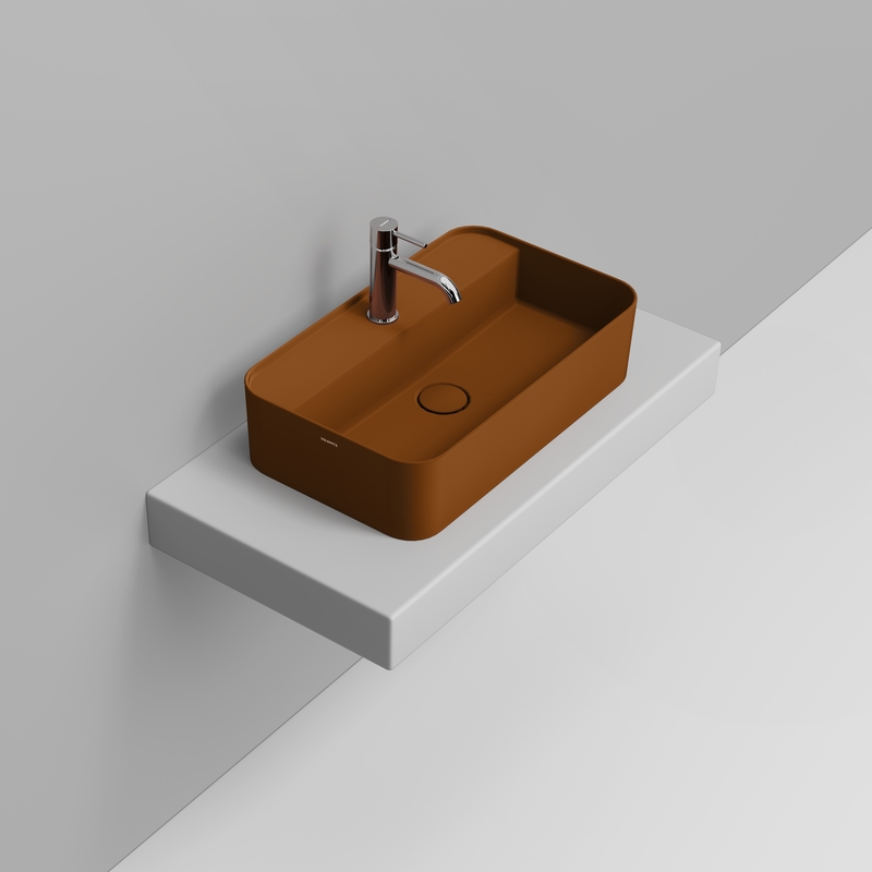 Ceramica Dolomite Vessel basin 60×36 – Noemi - Warm Clay