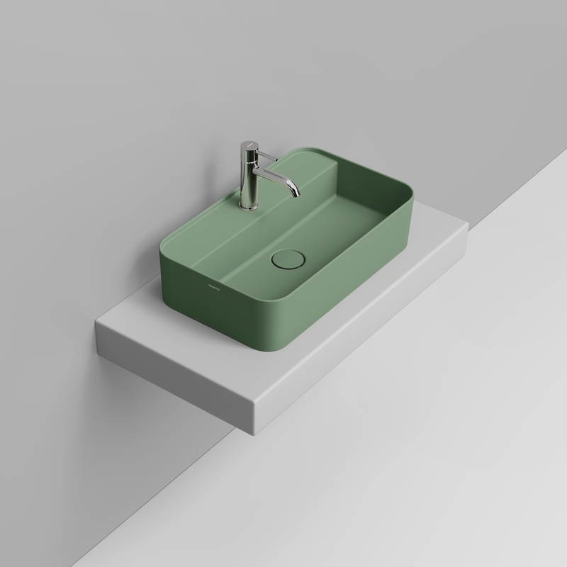 Ceramica Dolomite Vessel basin 60×36 – Noemi - Wild Sage
