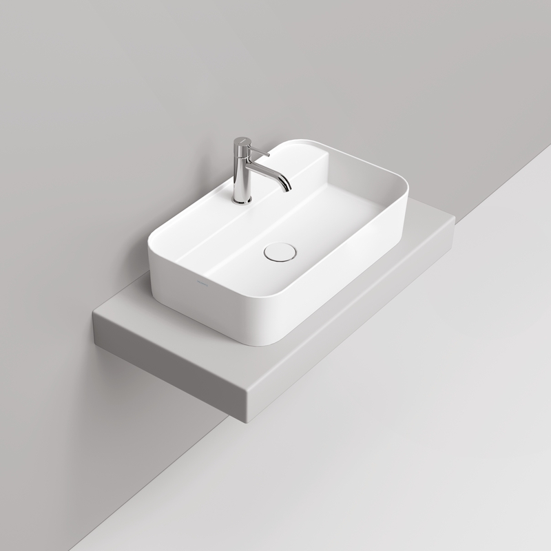 Ceramica Dolomite Vessel basin  64×38,5 – Noemi - Matt White