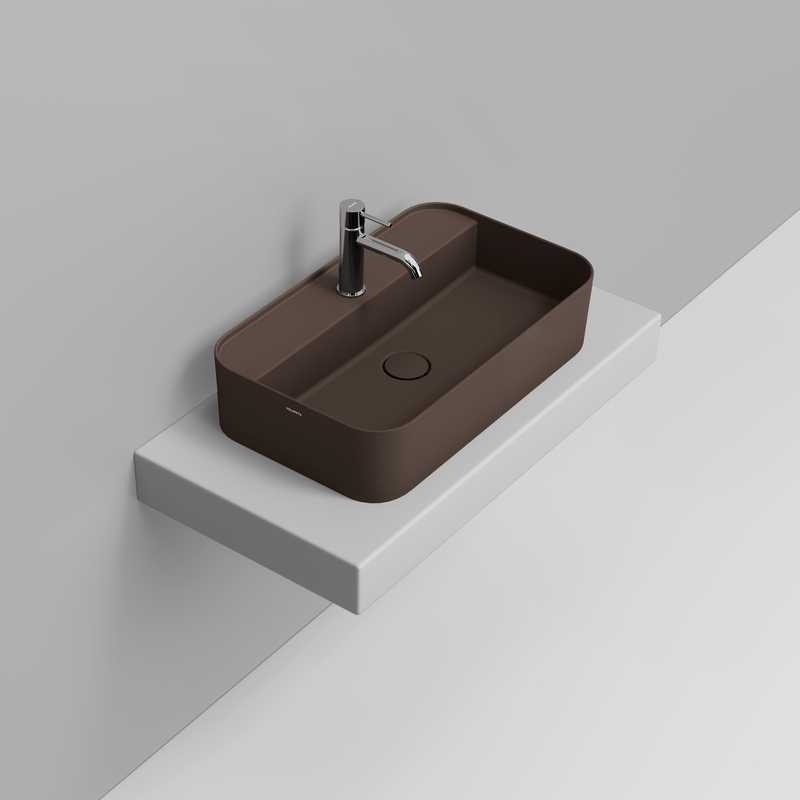 Ceramica Dolomite Vessel basin  64×38,5 – Noemi - Matt apline brown