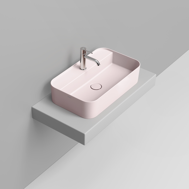 Ceramica Dolomite Vessel basin  64×38,5 – Noemi - Antique Pink