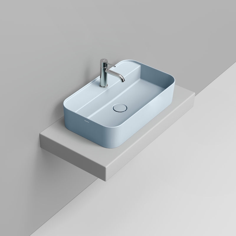 Ceramica Dolomite Vessel basin  64×38,5 – Noemi - Sky Blue