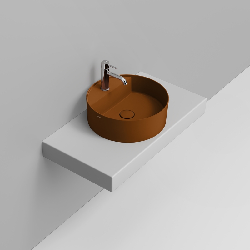 Ceramica Dolomite Vessel basin 44×44 – Noemi - Warm Clay