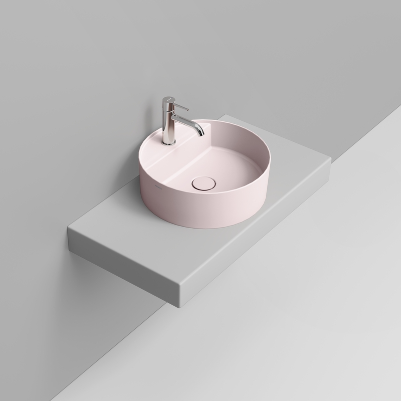 Ceramica Dolomite Vessel basin 44×44 – Noemi - Antique Pink