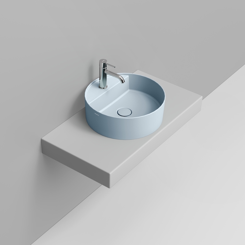 Ceramica Dolomite Vessel basin 44×44 – Noemi - Sky Blue