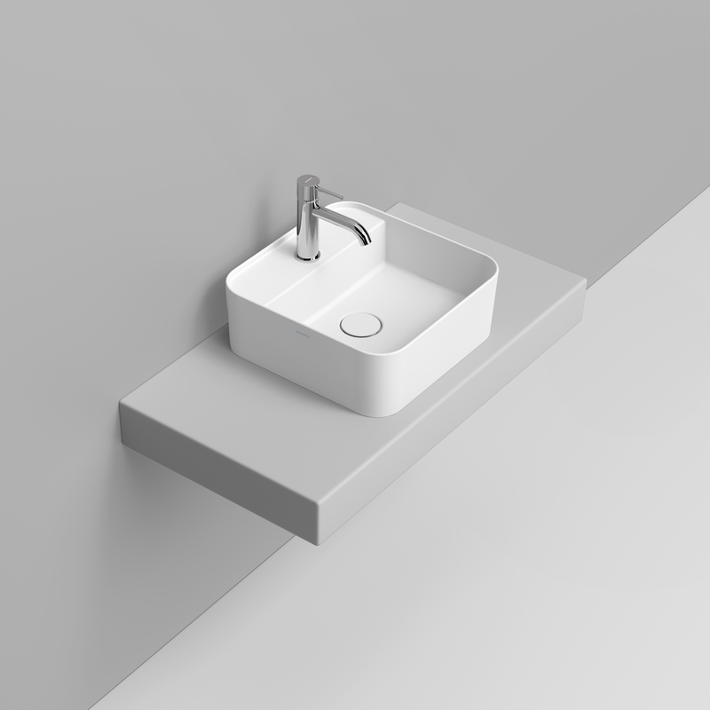 Ceramica Dolomite Vessel basin 40×40 – Noemi - Matt White