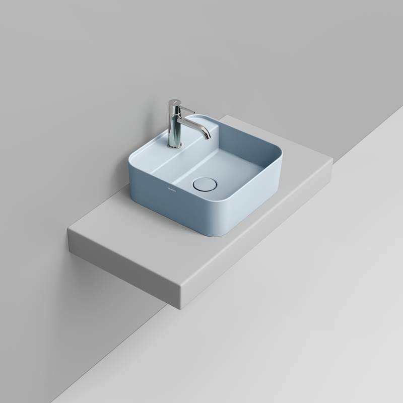Ceramica Dolomite Vessel basin 40×40 – Noemi - Sky Blue