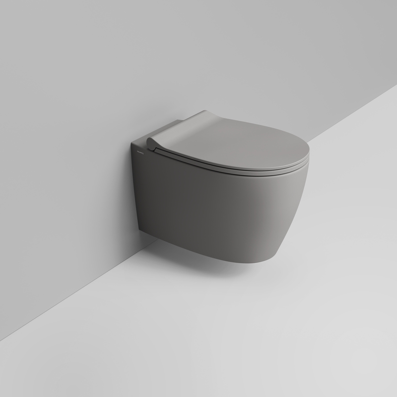 Ceramica Dolomite Wall hung bowl 36×54 – Niva - Concrete grey