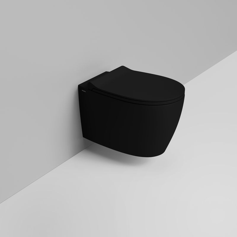 Ceramica Dolomite Wall hung bowl 36×54 – Niva - Matt black