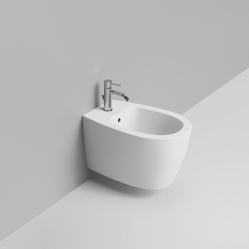 Ceramica Dolomite Wall hung bidet 36×54 – Niva - Matt white