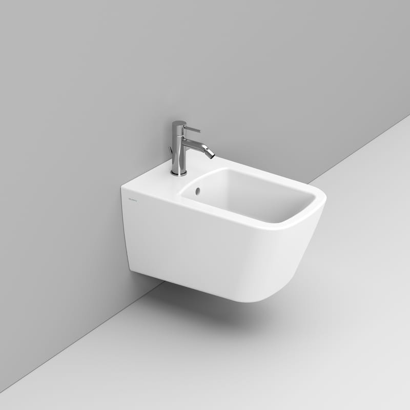 Ceramica Dolomite Wall hung bidet 36×54 – Mia - Matt White