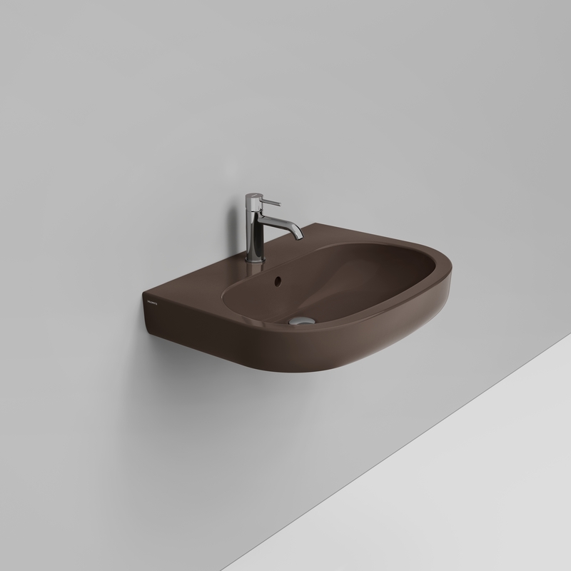 Ceramica Dolomite Basin 68×51 – Mirto - Glossy alpine brown