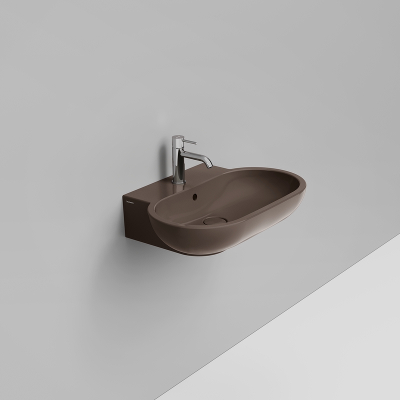 Ceramica Dolomite Basin 65×46 – Mirto - Glossy alpine brown