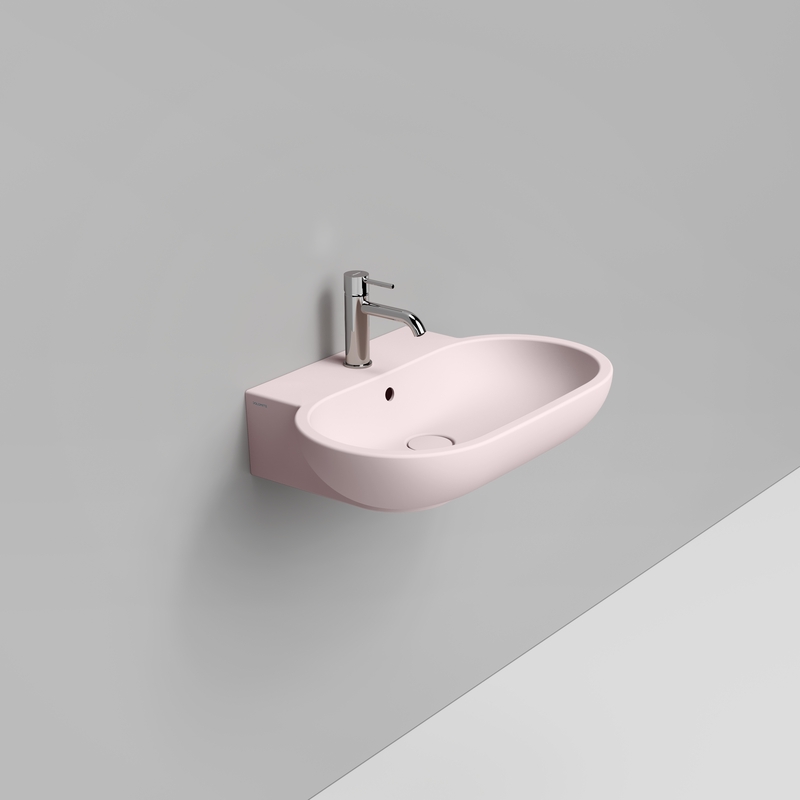 Ceramica Dolomite Basin 65×46 – Mirto - Antique pink
