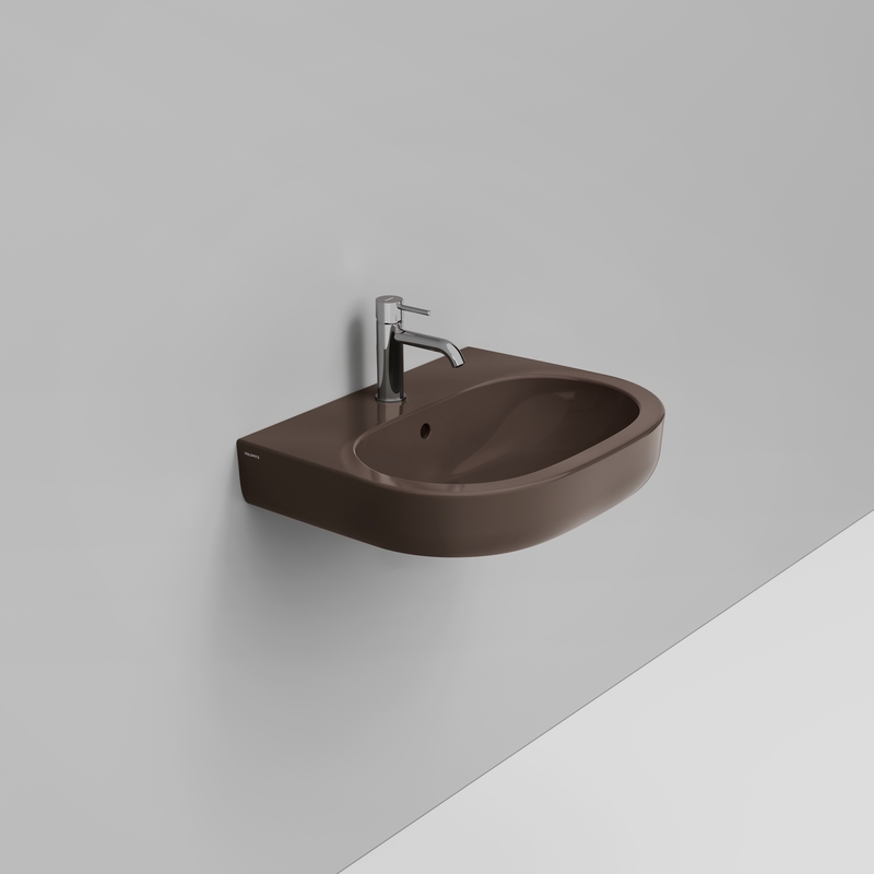 Ceramica Dolomite Basin 60×48 – Mirto - Glossy alpine brown
