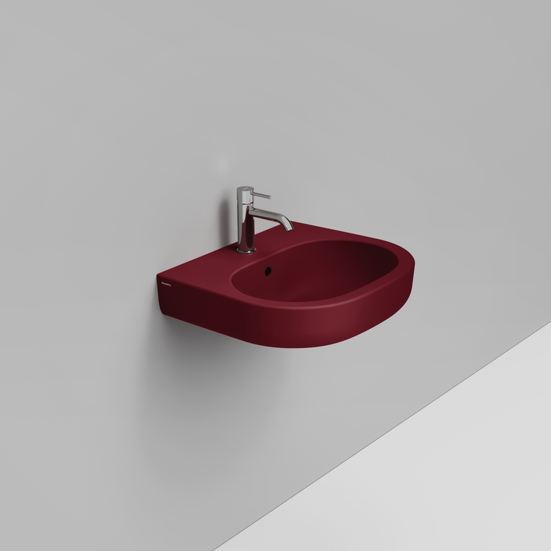 Ceramica Dolomite Basin 55×48 – Mirto - Matt red wine