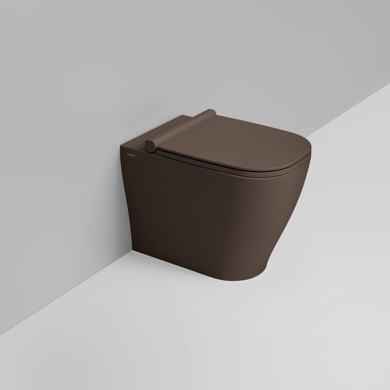 Ceramica Dolomite Cuvette Back to wall 36×55 – Mirto - Marron alpin mat