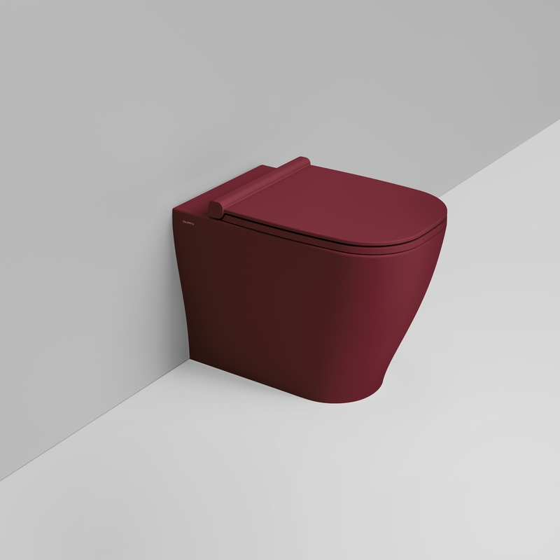 Ceramica Dolomite Cuvette Back to wall 36×55 – Mirto - Rouge vin mat