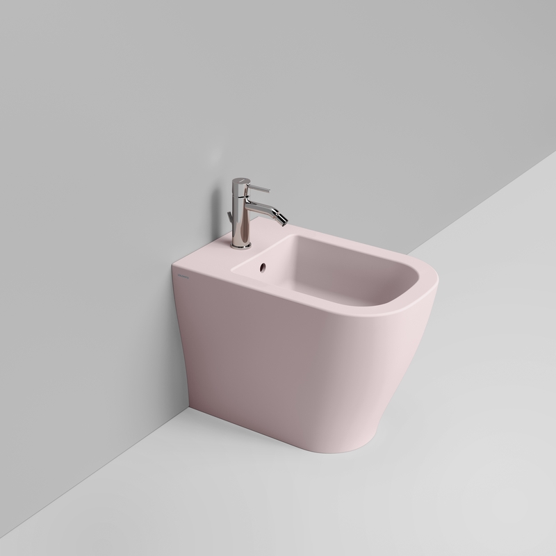 Ceramica Dolomite Bidet back to wall 36×55 – Mirto - Rosa antico