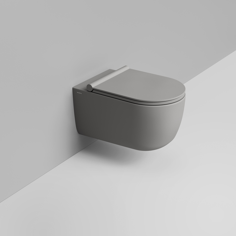 Ceramica Dolomite Vaso sospeso 36×55 – Mirto Round - Grigio cemento