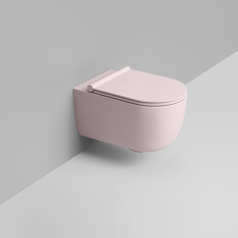 Ceramica Dolomite Vaso sospeso Vortice 36×55 – Mirto Round - Rosa antico