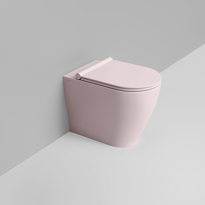 Ceramica Dolomite Vaso back to wall Vortice 36×55 – Mirto Round - Rosa antico