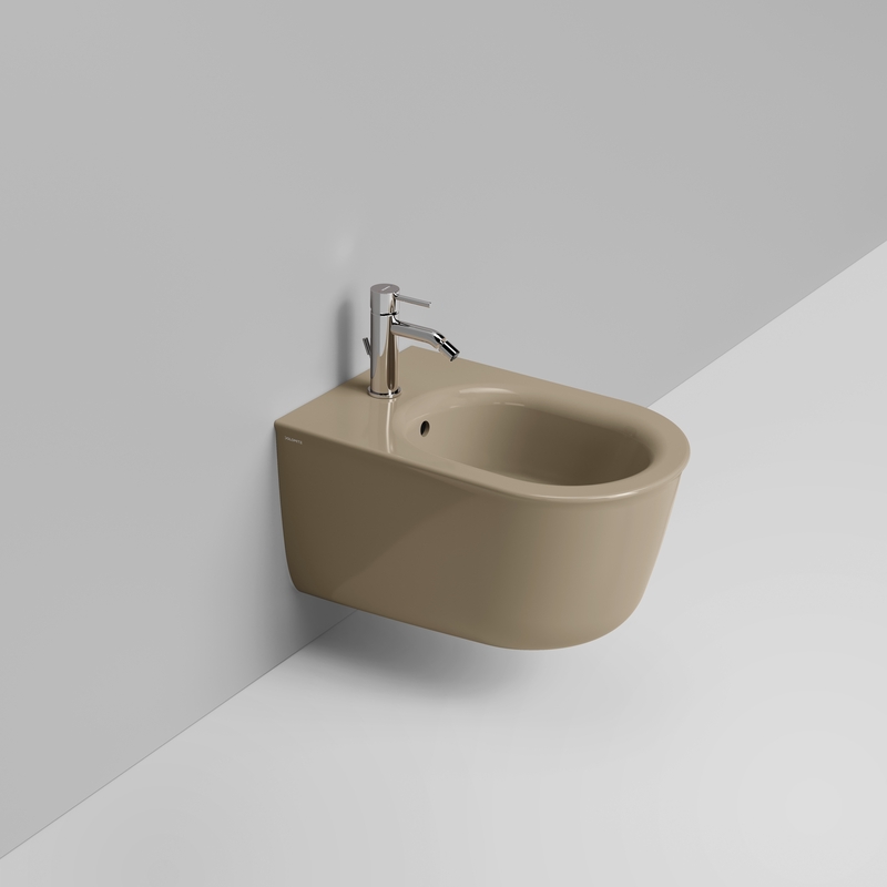 Ceramica Dolomite Bidet sospeso 36×55 – Mayka - Beige naturale lucido
