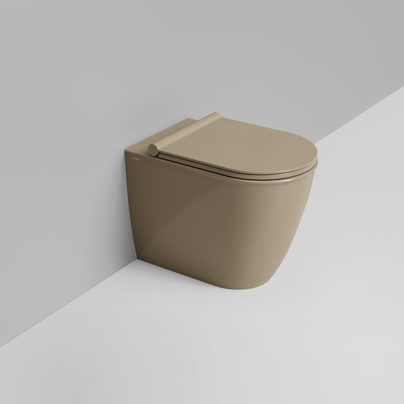 Ceramica Dolomite Vaso back to wall 36×55 – Mayka - Beige naturale lucido