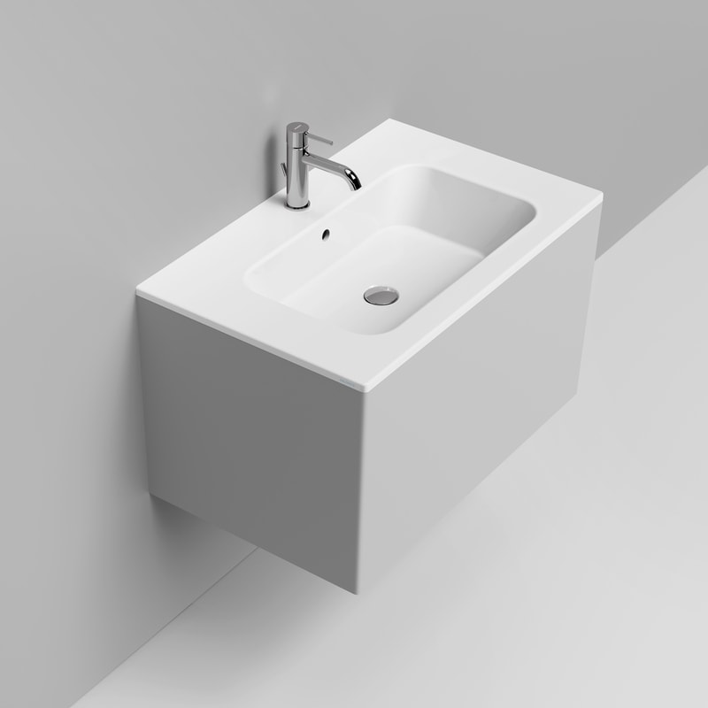 Ceramica Dolomite VesselTop 810×510 – Merci - Matt white