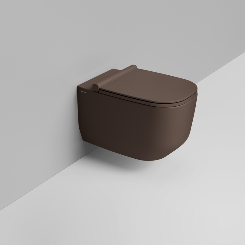 Ceramica Dolomite Wall hung bowl 36×56 – Alba - Matt alpine brown