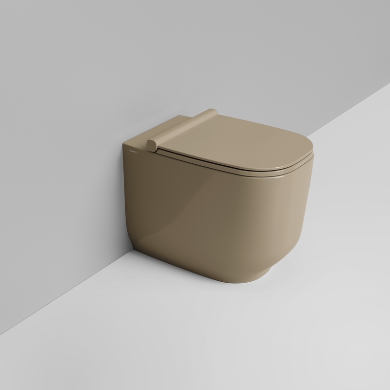 Ceramica Dolomite Vaso back to wall 36×56 – Alba - Beige naturale lucido
