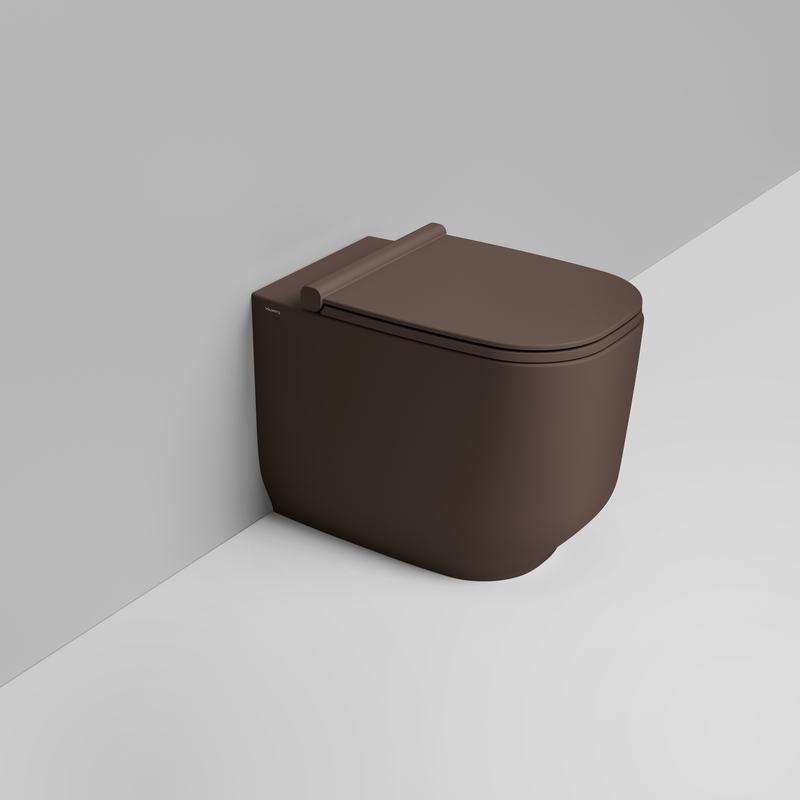 Ceramica Dolomite Vaso back to wall 36×56 – Alba - Marrone alpino opaco