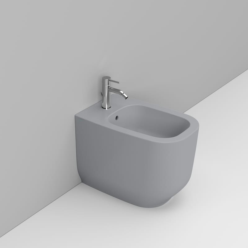 Ceramica Dolomite Bidet Back to wall 36×56 – Alba - Gris béton