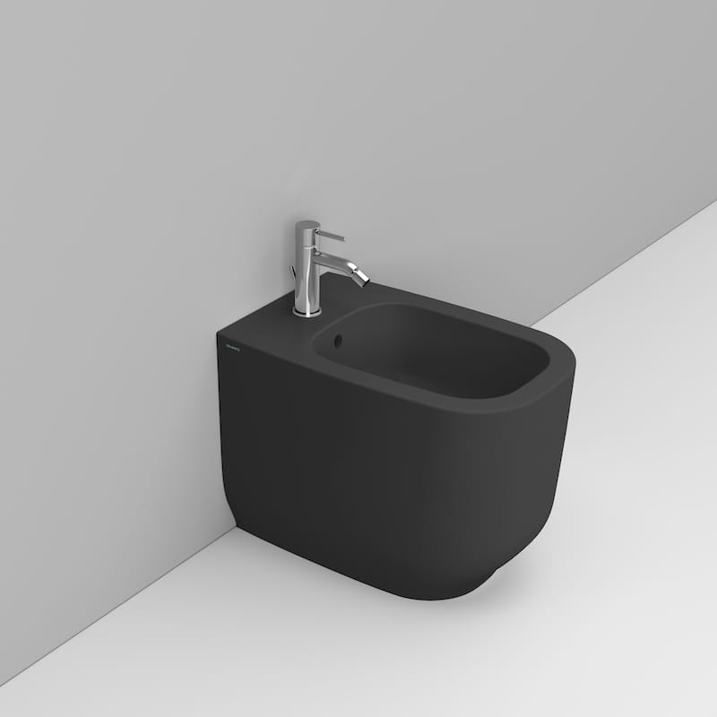 Ceramica Dolomite Bidet Back to wall 36×56 – Alba - Noir mat